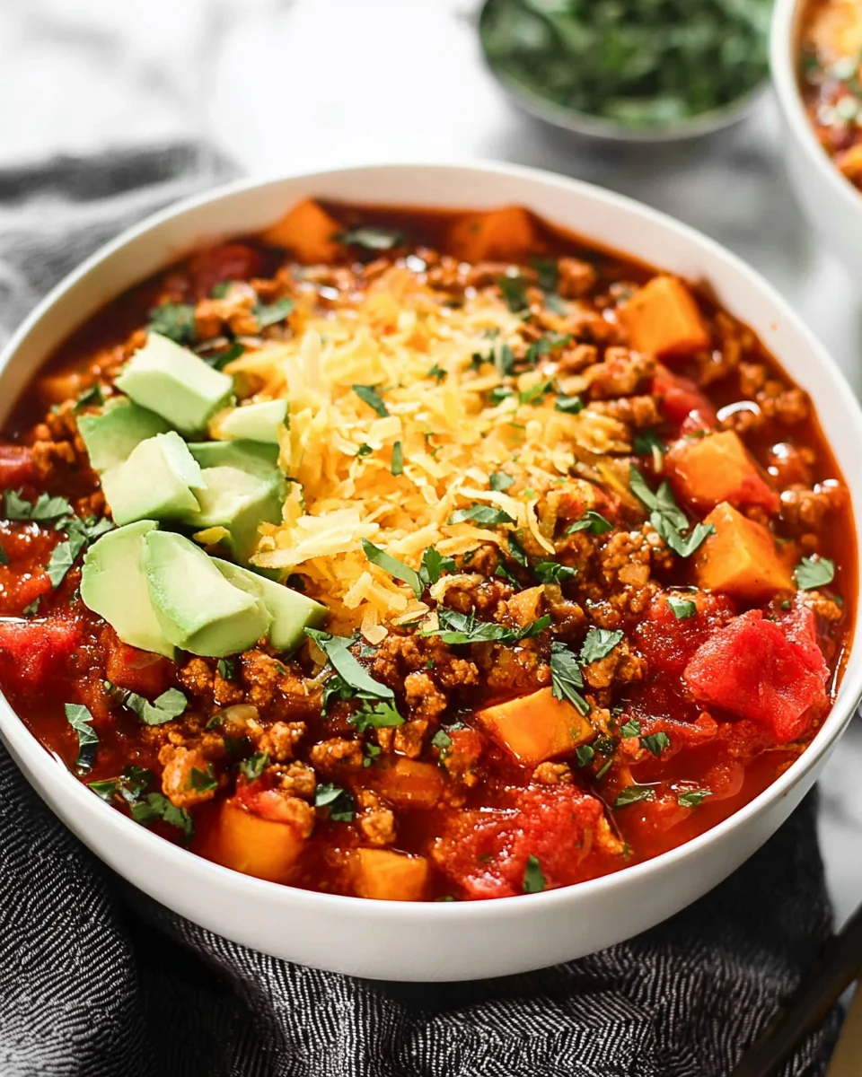 Turkey Sweet Potato Chili 30 Turkey