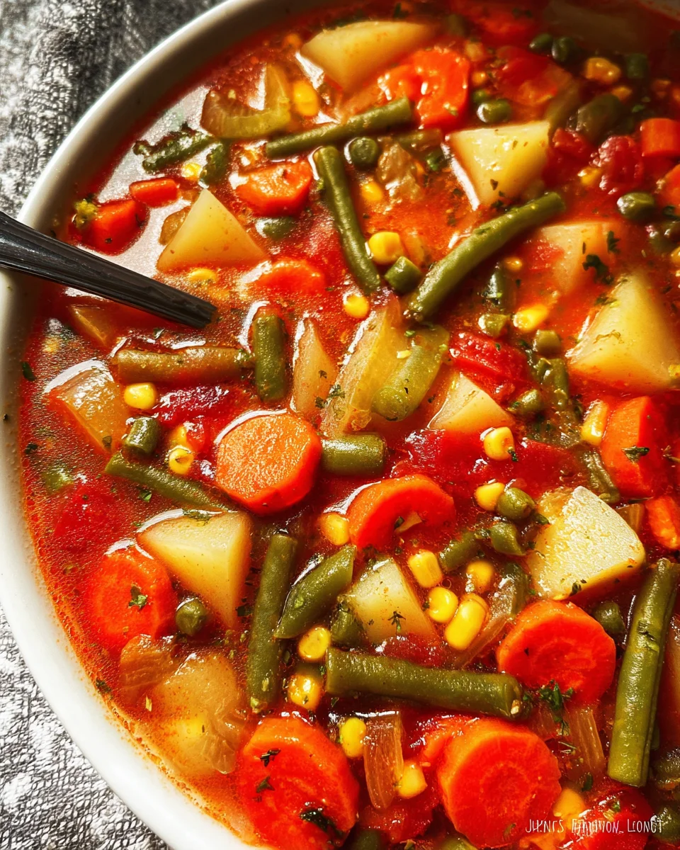 Vegetable Soup 25 Vegetable Soup