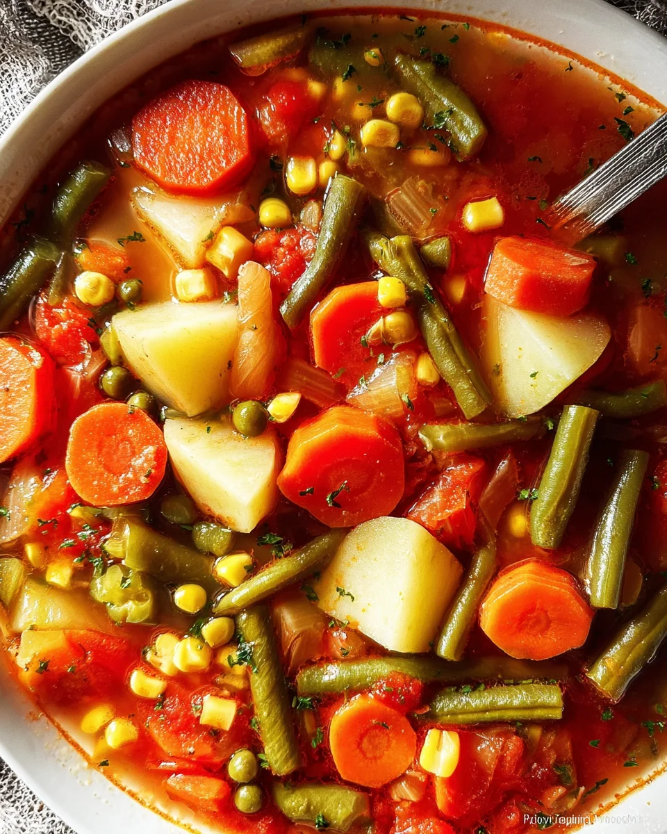 Vegetable Soup 22 Vegetable