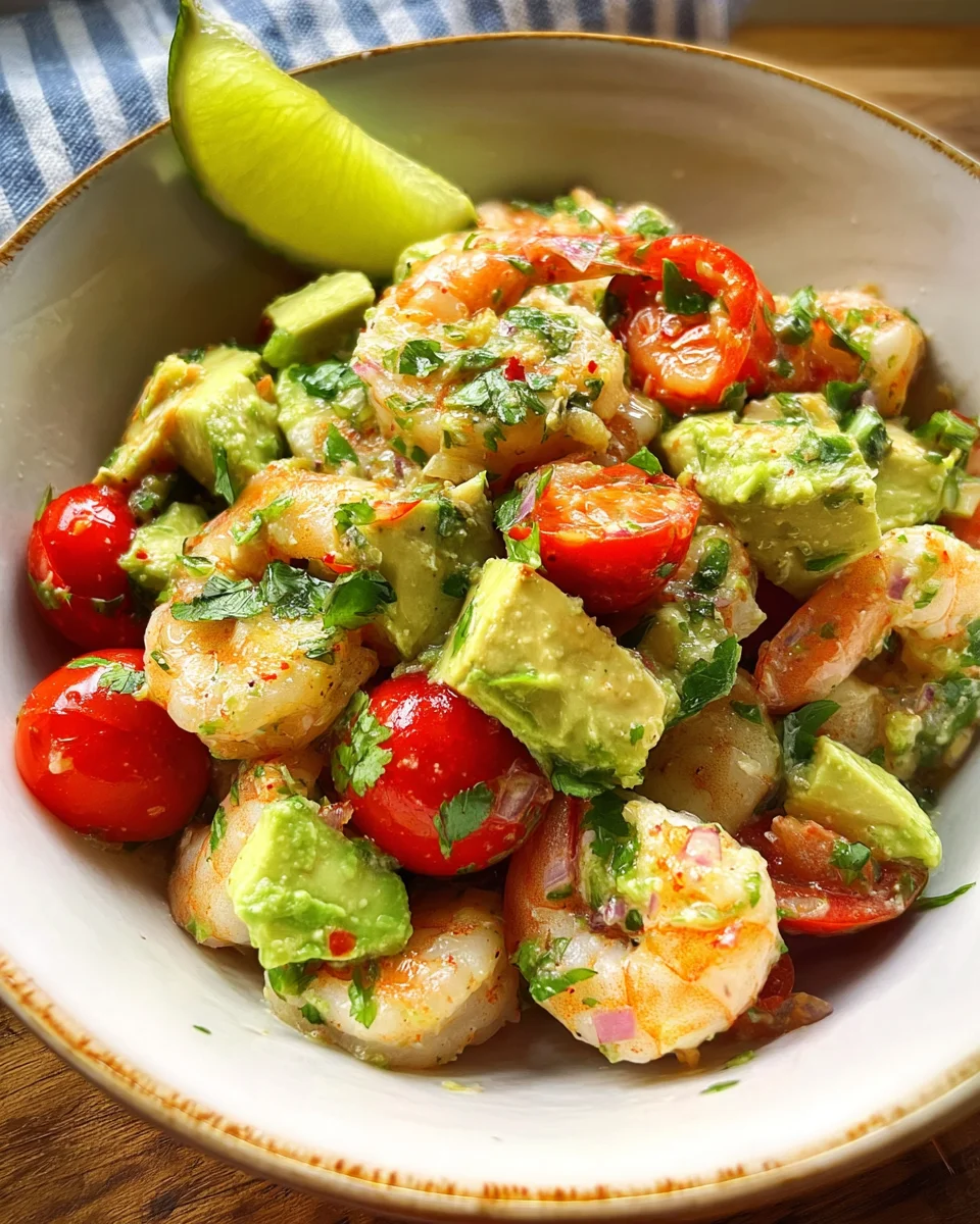 Avocado Salsa Shrimp Salad 19 Avocado