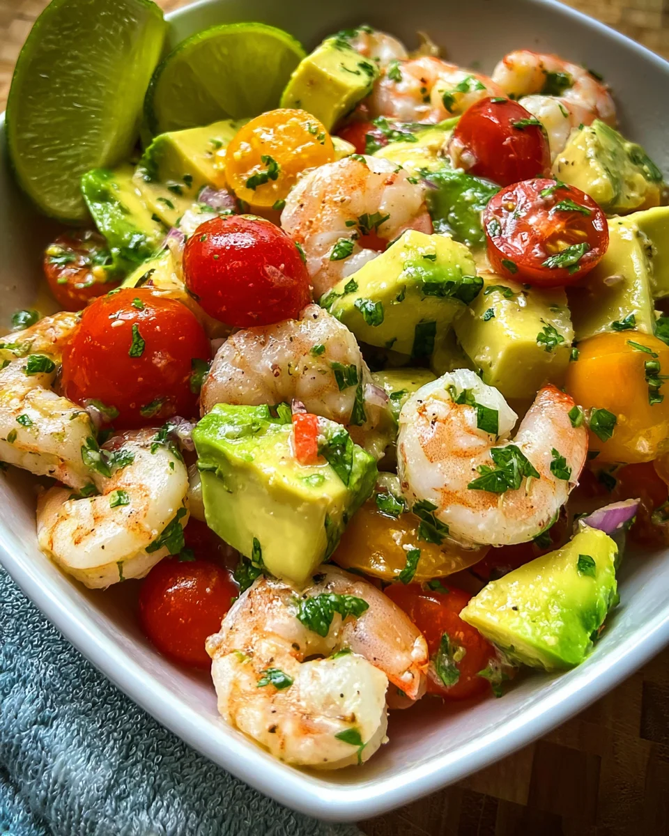 Avocado Salsa Shrimp Salad 20 Avocado