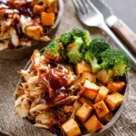 BBQ Chicken & Roasted Sweet Potato Bowls 21 BBQ Chicken & Roasted Sweet Potato Bowls