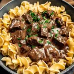 Beef Stroganoff with Egg Noodles 24 Beef Stroganoff with Egg Noodles