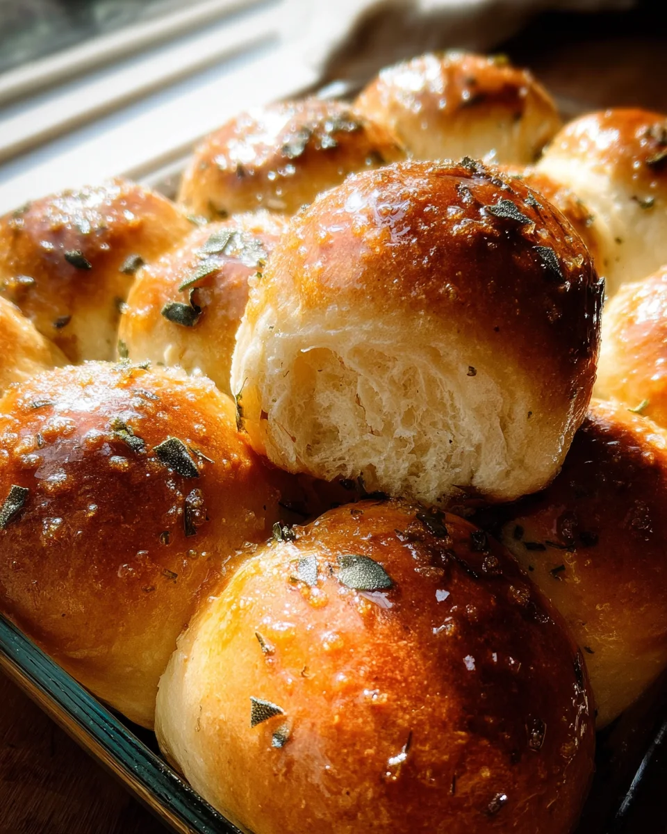 Brown Butter Sage Dinner Rolls 20 Brown