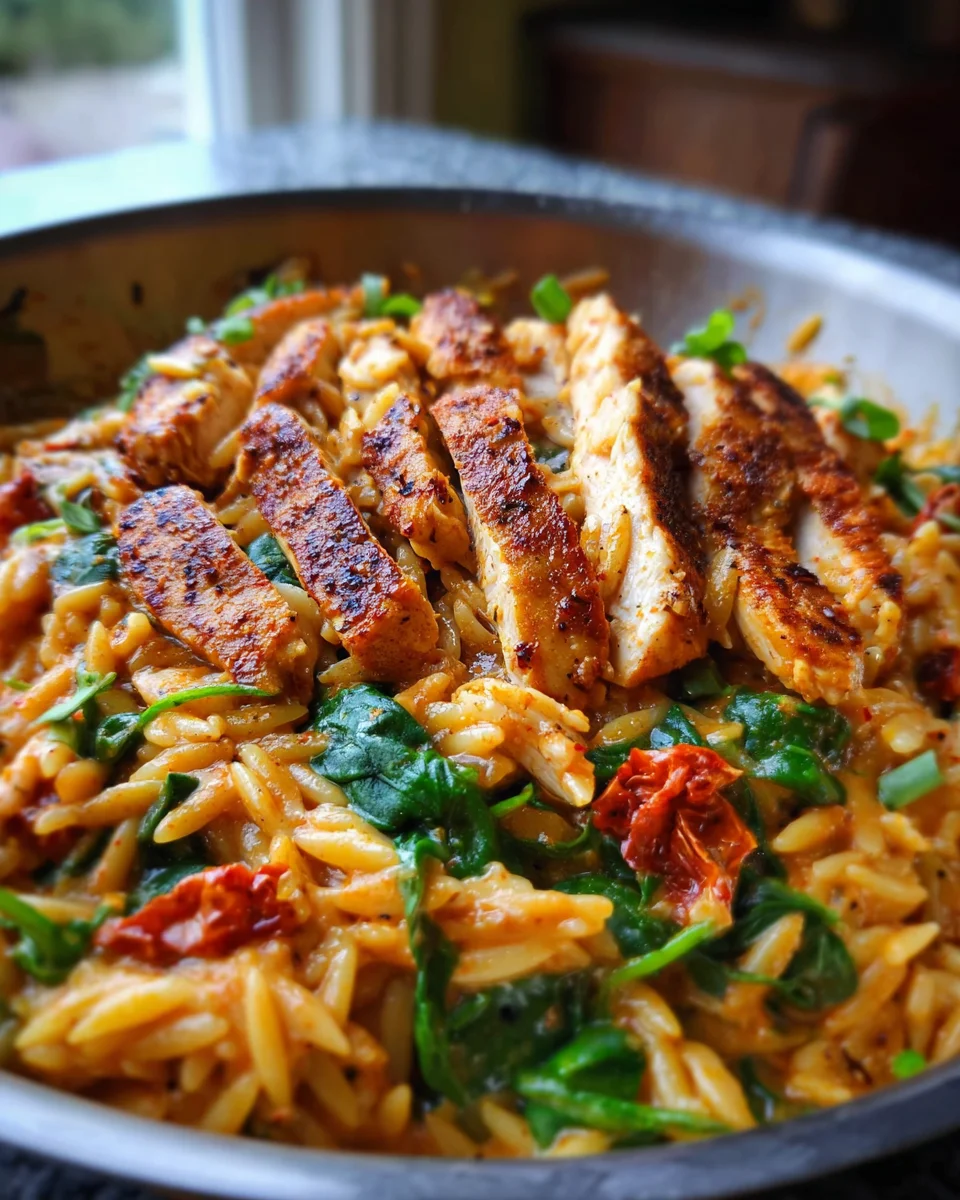 Cajun Chicken Orzo 21 Cajun