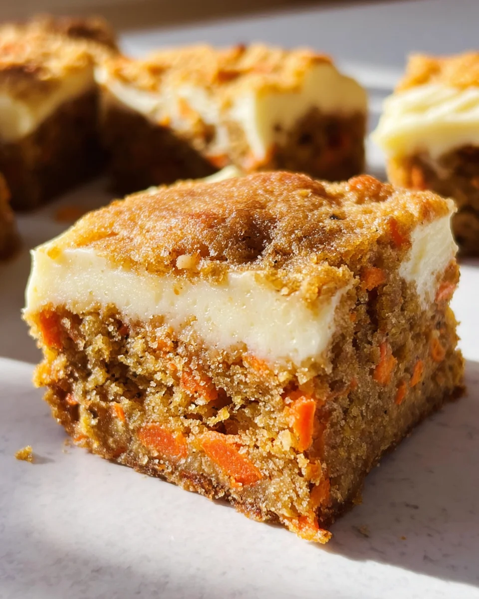 Carrot Cake Bars 25 Carrot