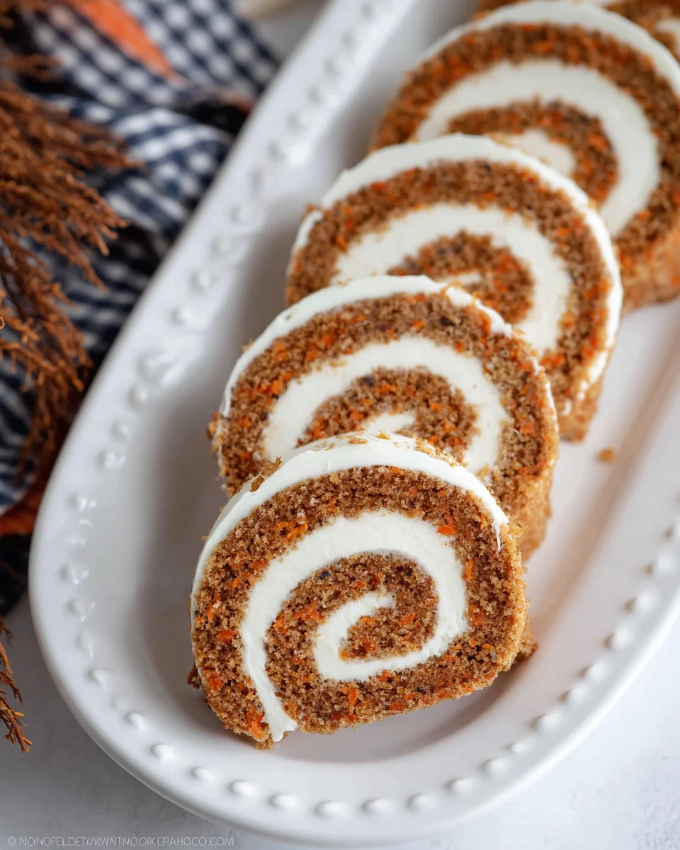 Carrot Cake Roll 29 Carrot Cake Roll