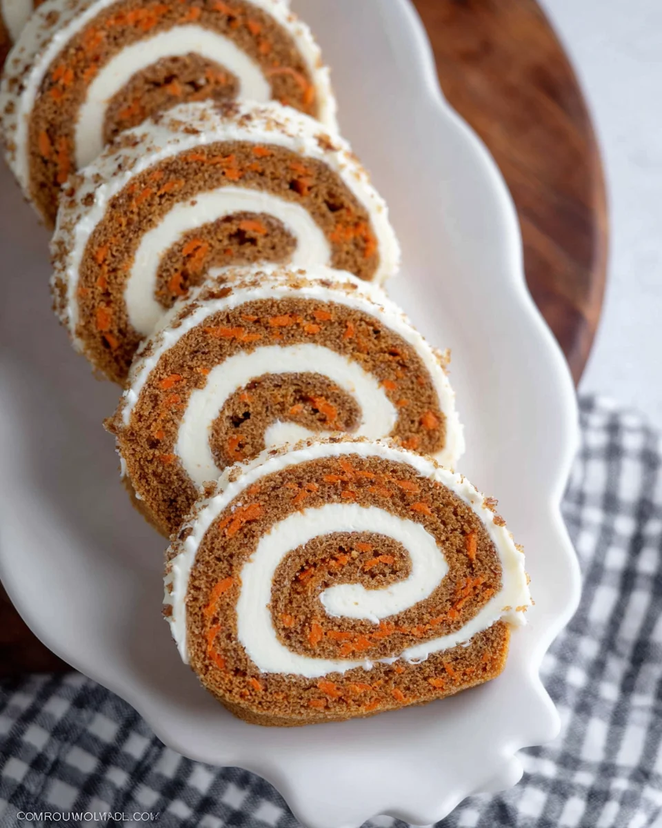Carrot Cake Roll 32 Carrot