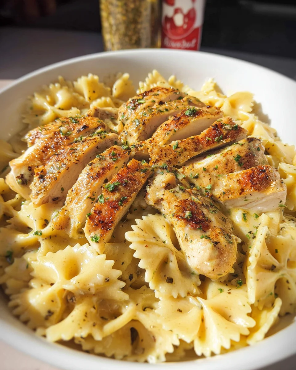 Chicken Garlic Parmesan Pasta 35 Chicken