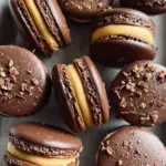 Chocolate Peanut Butter Macarons 24 Chocolate Peanut Butter Macarons