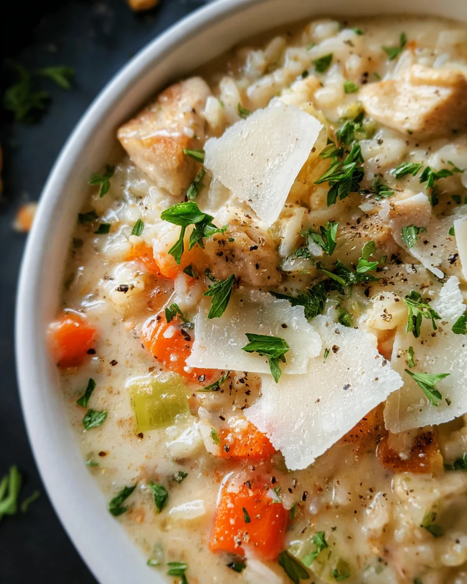 Creamy Chicken and Rice Soup 32 Creamy