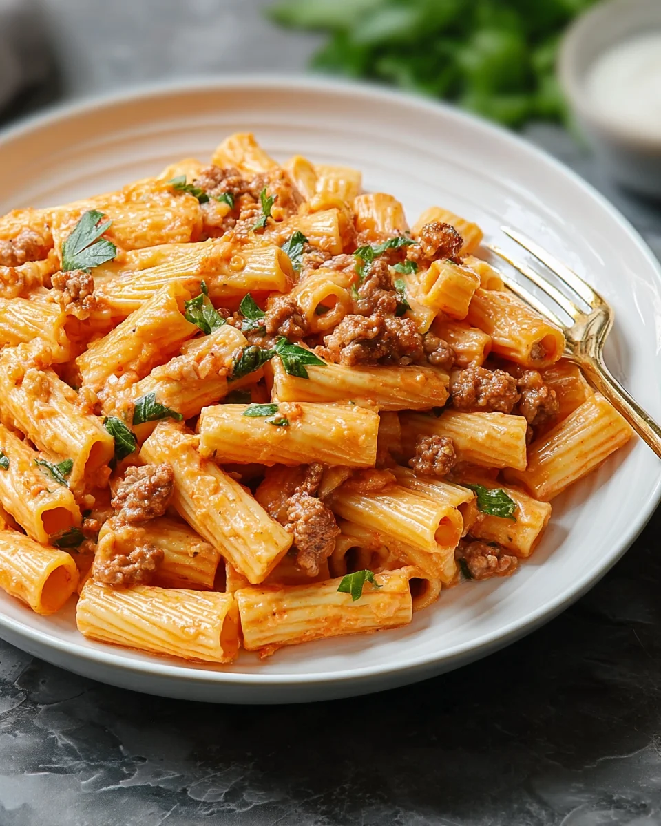 Creamy Sausage Rigatoni 28 Creamy Sausage Rigatoni