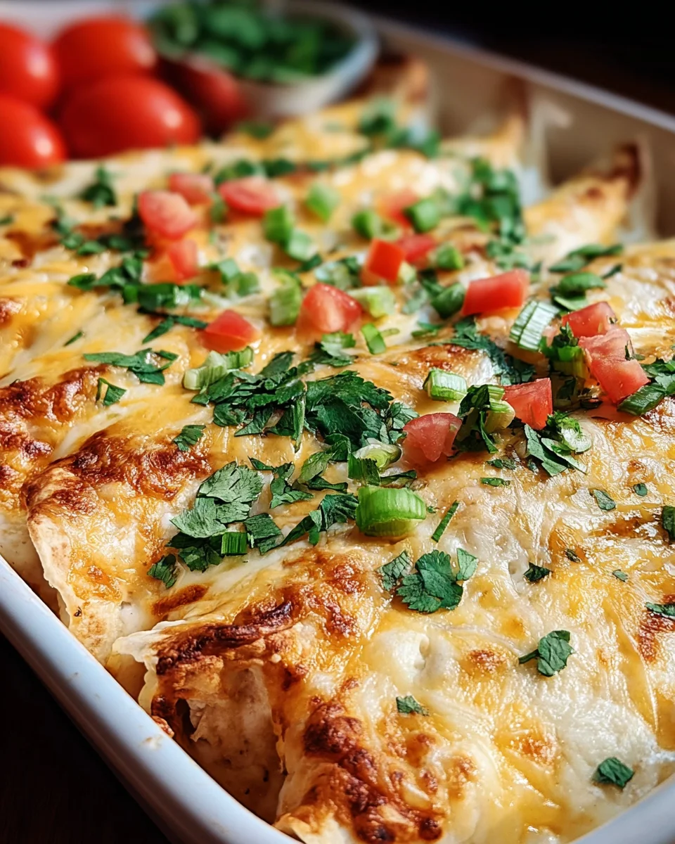 Creamy White Chicken Enchiladas 26 Creamy White Chicken Enchiladas