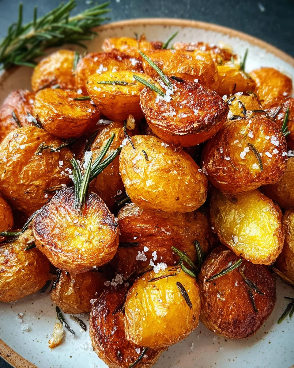 Crispy Roast Potatoes with Rosemary and Garlic - Whole30