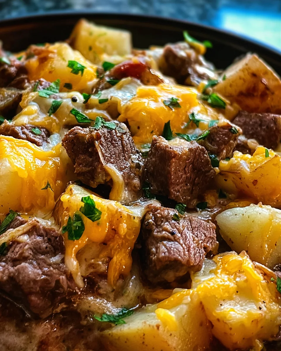 Crockpot Loaded Steak and Potato Bake Recipe 18 Crockpot