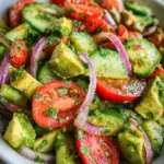 Cucumber Tomato Avocado Salad 22 Cucumber Tomato Avocado Salad