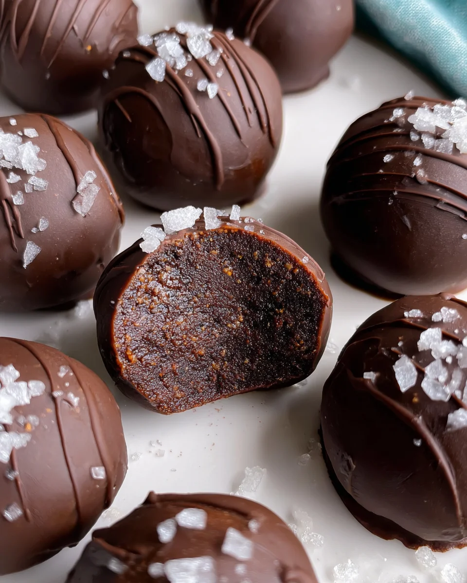 Dark Chocolate Protein Balls (No Bake, Low Carb) 22 Dark