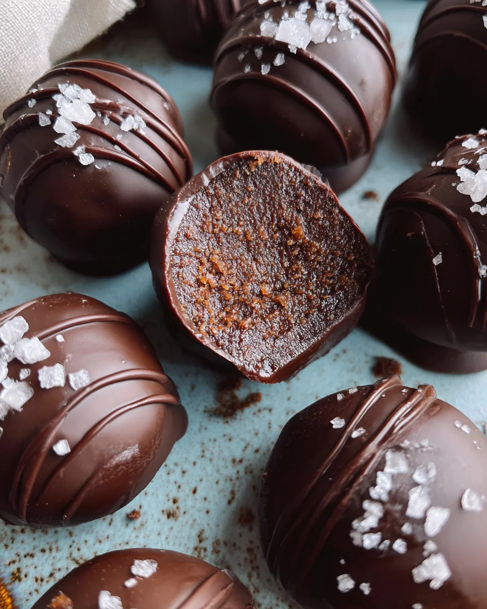 Dark Chocolate Protein Balls (No Bake, Low Carb) 23 Dark