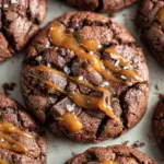 Double Chocolate Salted Caramel Cookies 26 Double Chocolate Salted Caramel Cookies