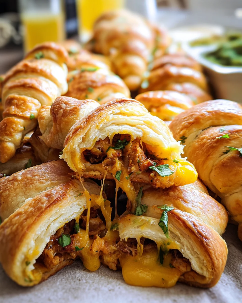 Easy Cheesy Chicken-Filled Crescents 36 Easy Cheesy Chicken-Filled Crescents