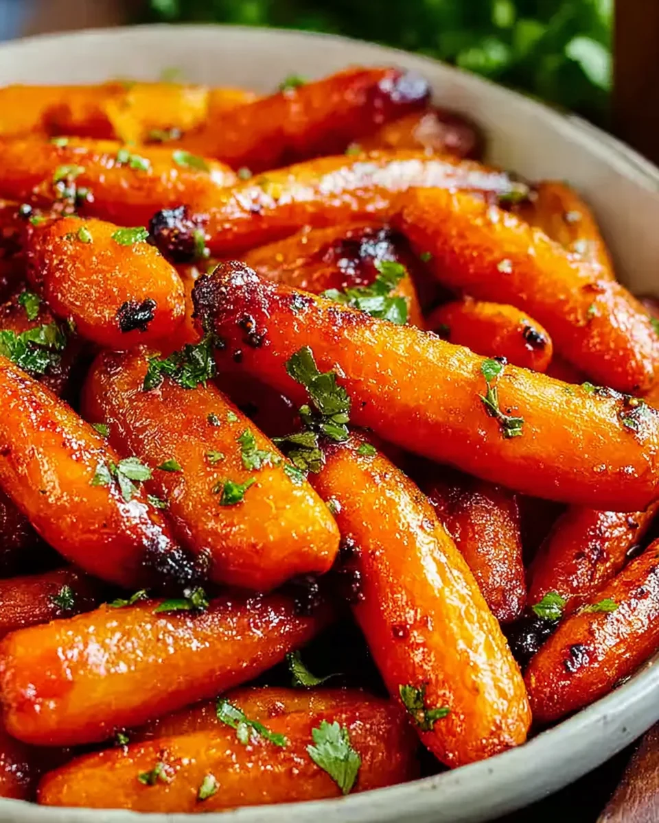 Glazed Roasted Carrots 18 Glazed