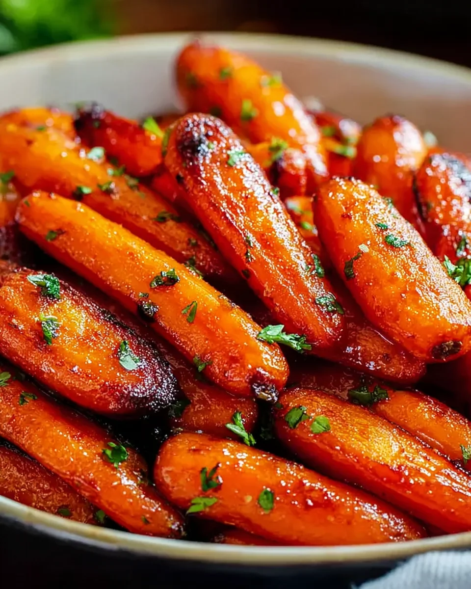 Glazed Roasted Carrots 19 Glazed
