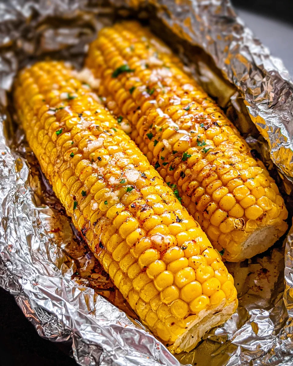 Grilled Corn on the Cob in Foil 17 Grilled