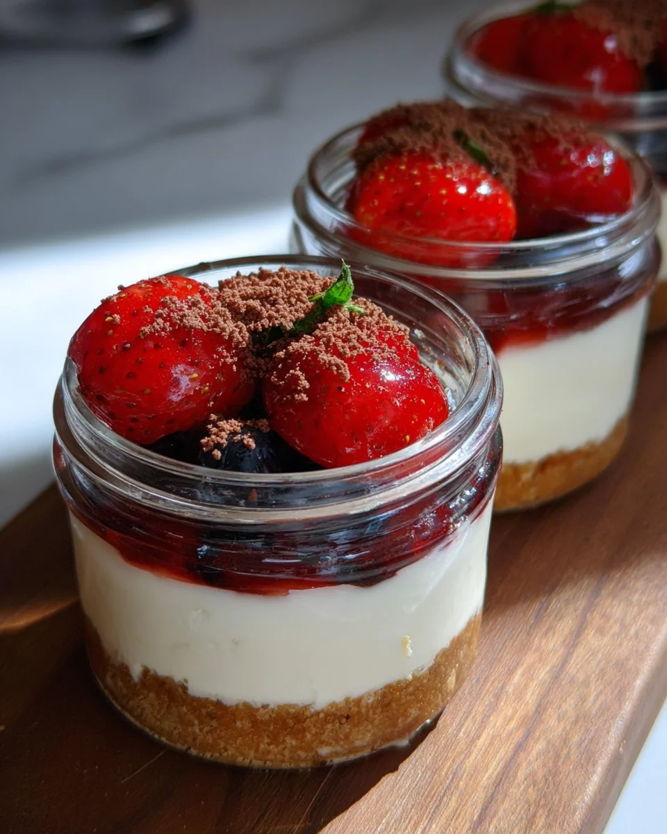 High Protein Cheesecake Jars 23 High Protein Cheesecake Jars