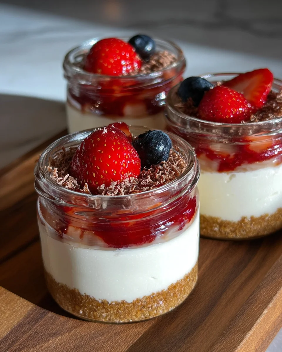 High Protein Cheesecake Jars 16 High
