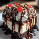 Hot Fudge Sundae Brownie Cheesecake 23 Hot Fudge Sundae Brownie Cheesecake