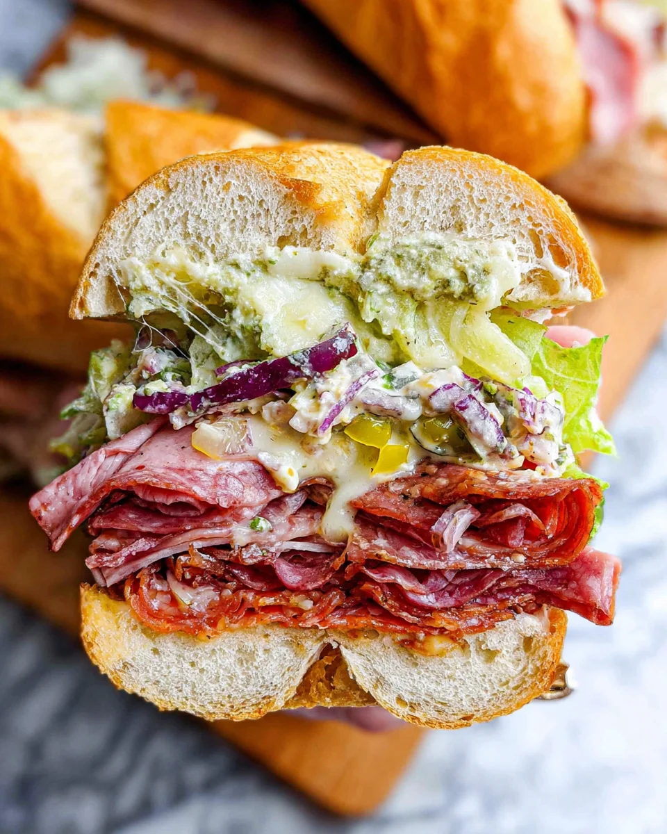 Italian Grinder Salad Sandwich (TikTok Viral Recipe) 21 Italian