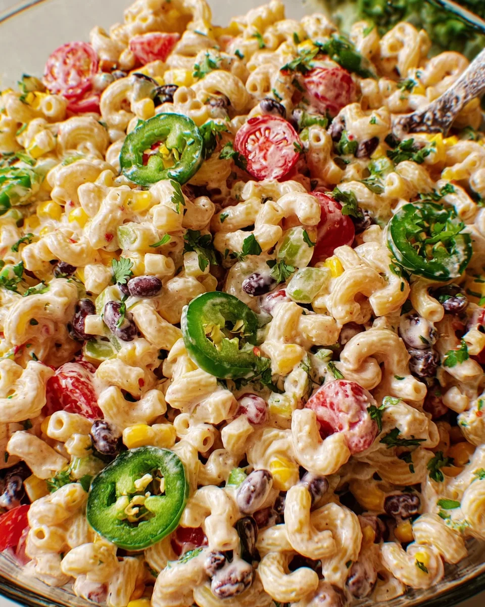 Mexican Macaroni Salad Recipe
