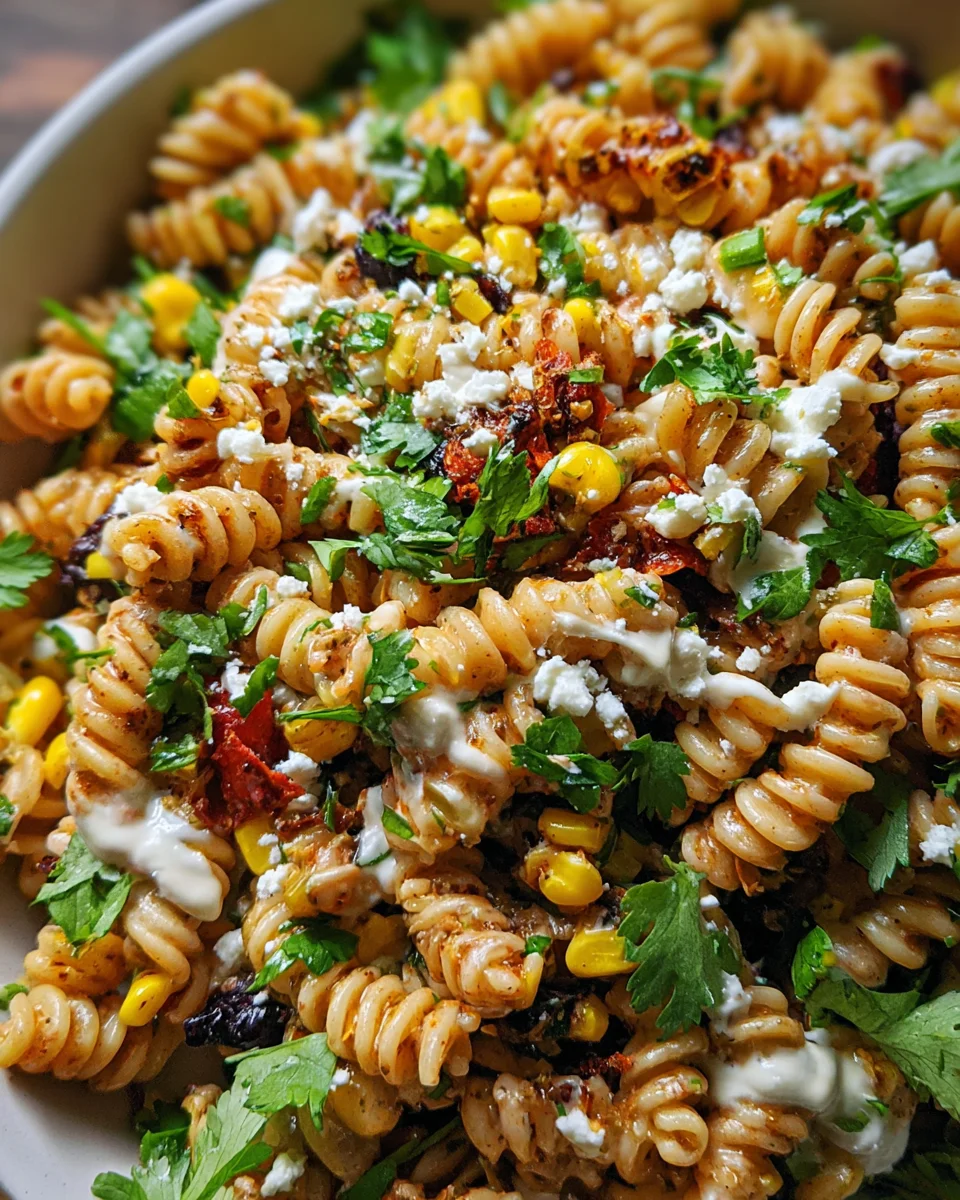 Mexican Street Corn Pasta Salad 24 Mexican