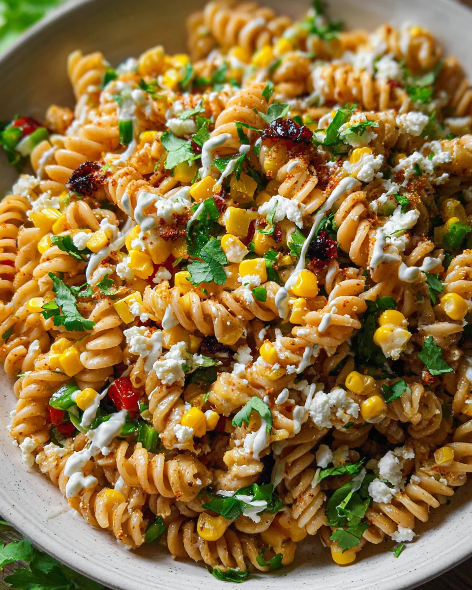 Mexican Street Corn Pasta Salad 25 Mexican