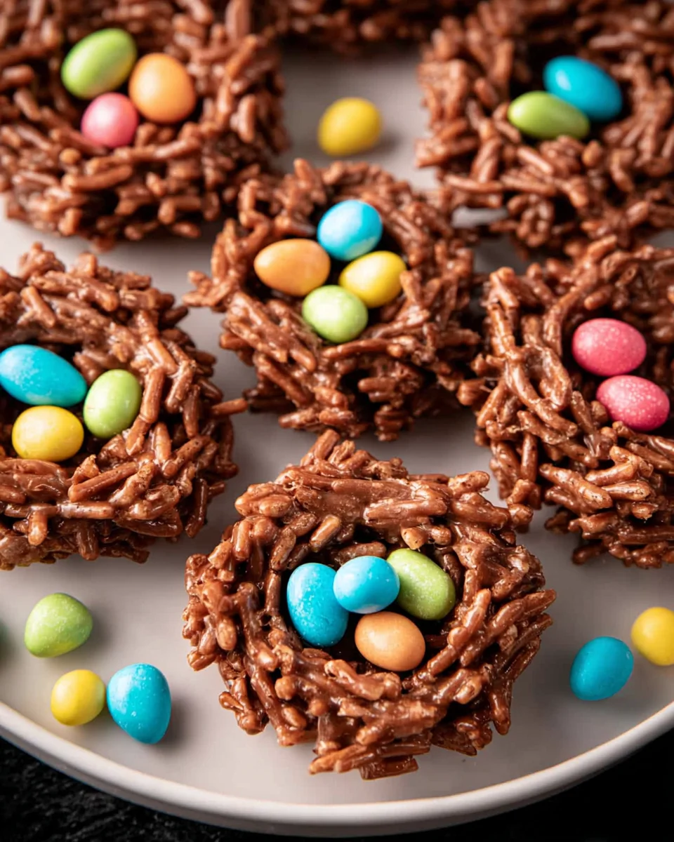 No-Bake Chocolate Bird Nests 15 No-Bake