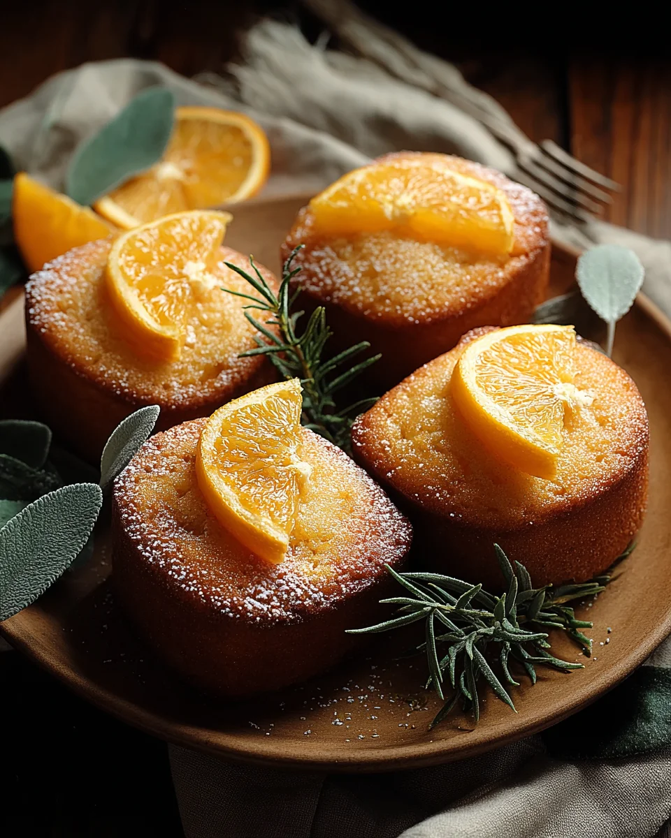 Orange Ginger Honey Cakes 20 Orange