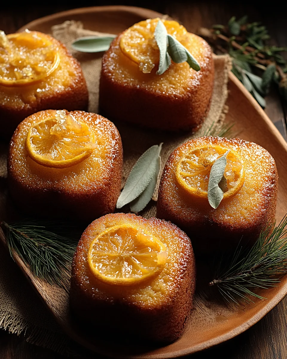 Orange Ginger Honey Cakes 21 Orange