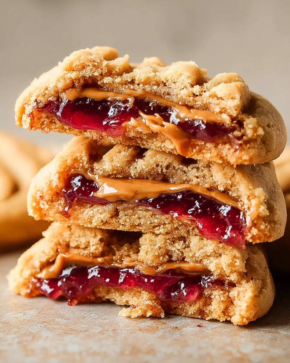 PB&J Stuffed Cookies 31 PB&J Stuffed Cookies