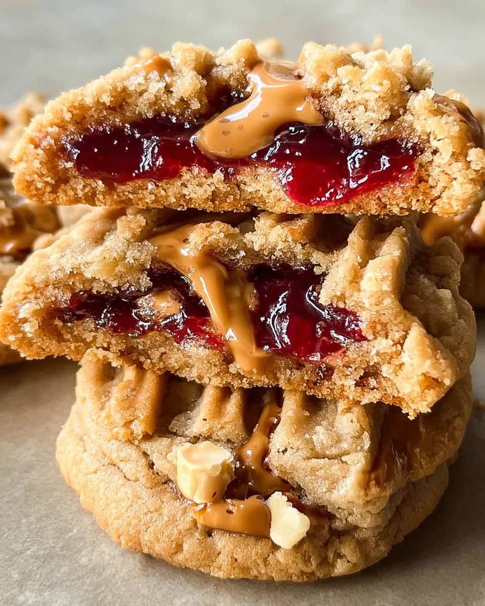 PB&J Stuffed Cookies 24 PB&J