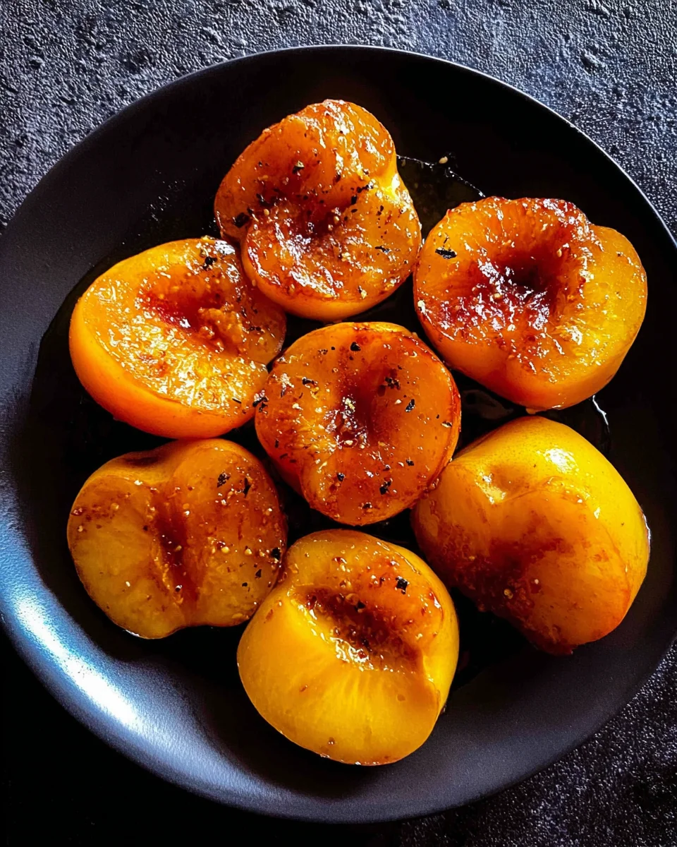 Pan Fried Peaches