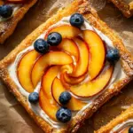 Peaches and Cream Puff Pastry Tart 20 Peaches and Cream Puff Pastry Tart