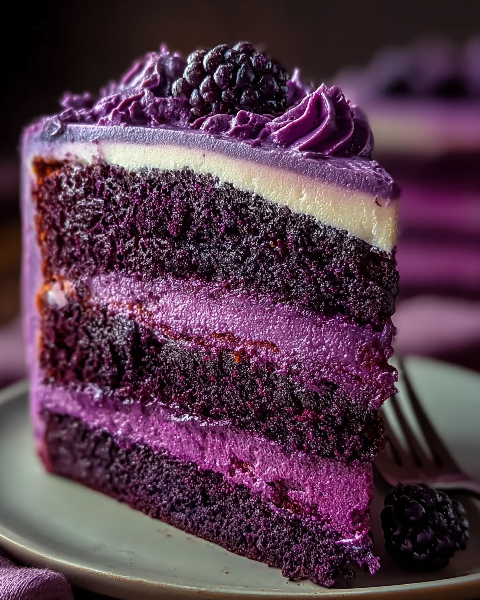 Purple Velvet Cake 26 Purple