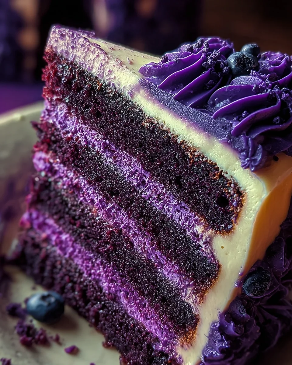 Purple Velvet Cake 27 Purple