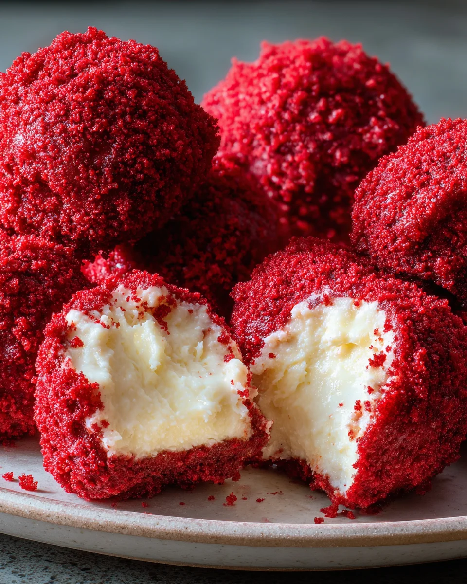 Red Velvet Cheesecake Bites 23 Red Velvet Cheesecake Bites
