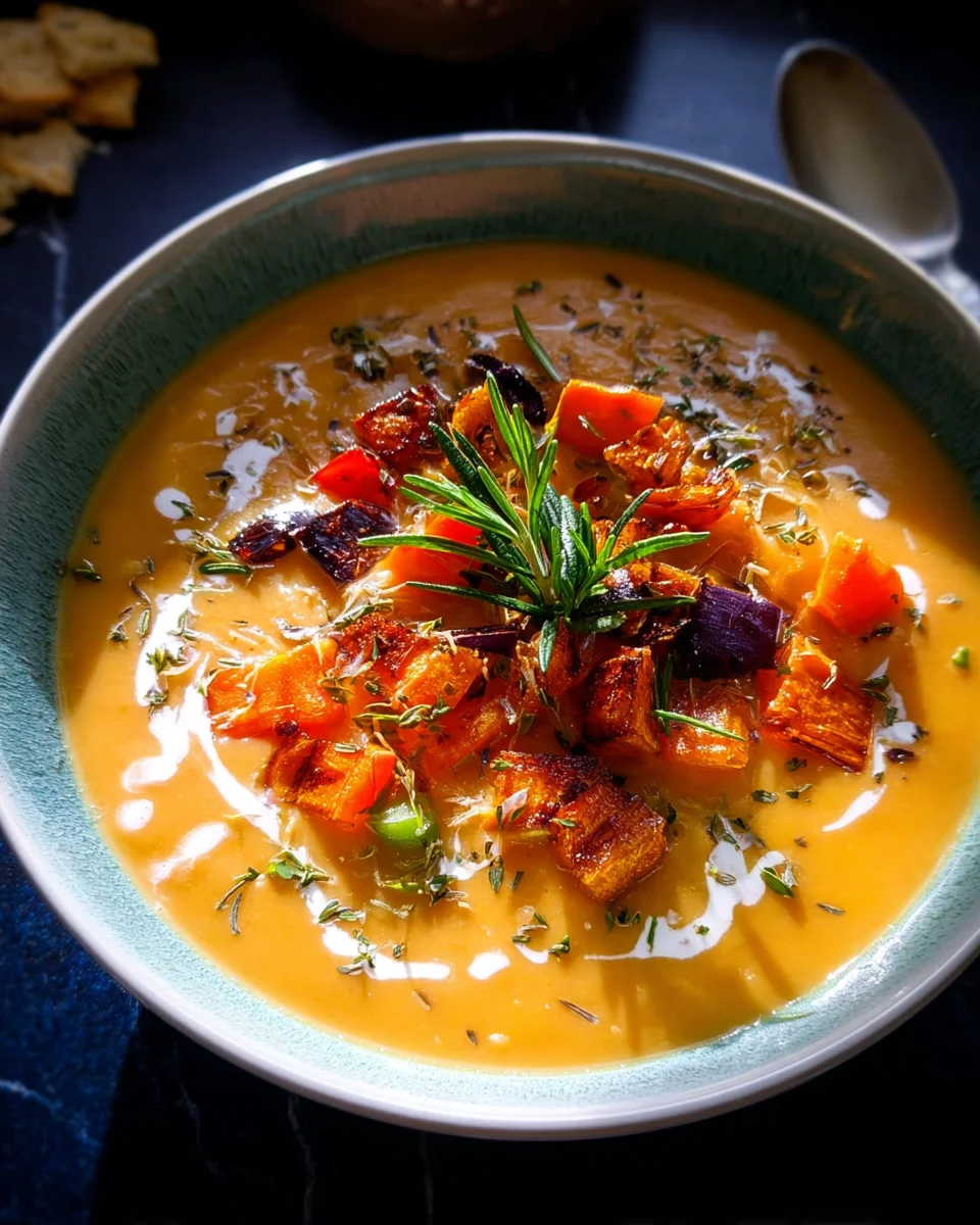 Roasted Vegetable Soup 24 Roasted Vegetable Soup