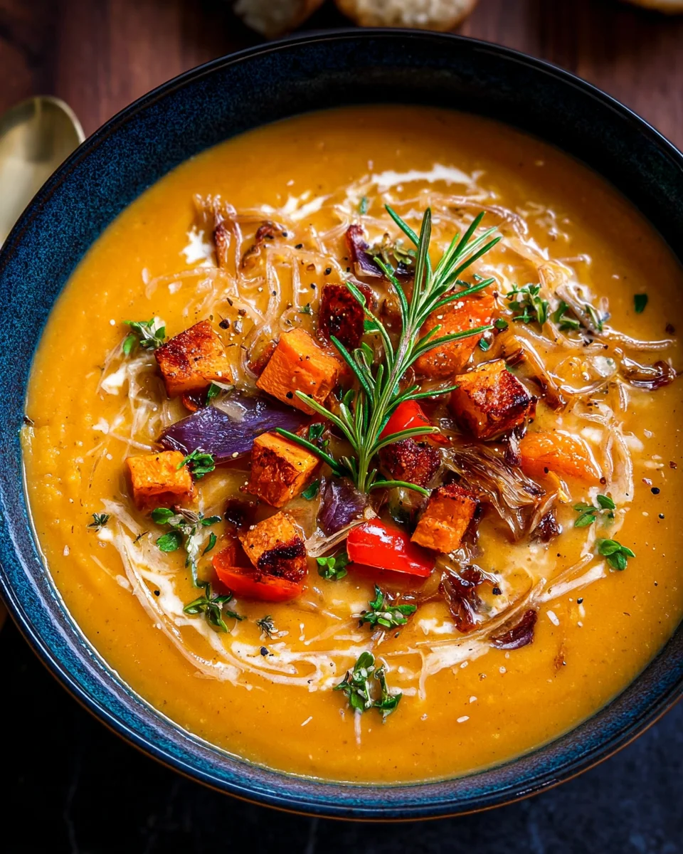 Roasted Vegetable Soup 20 Roasted