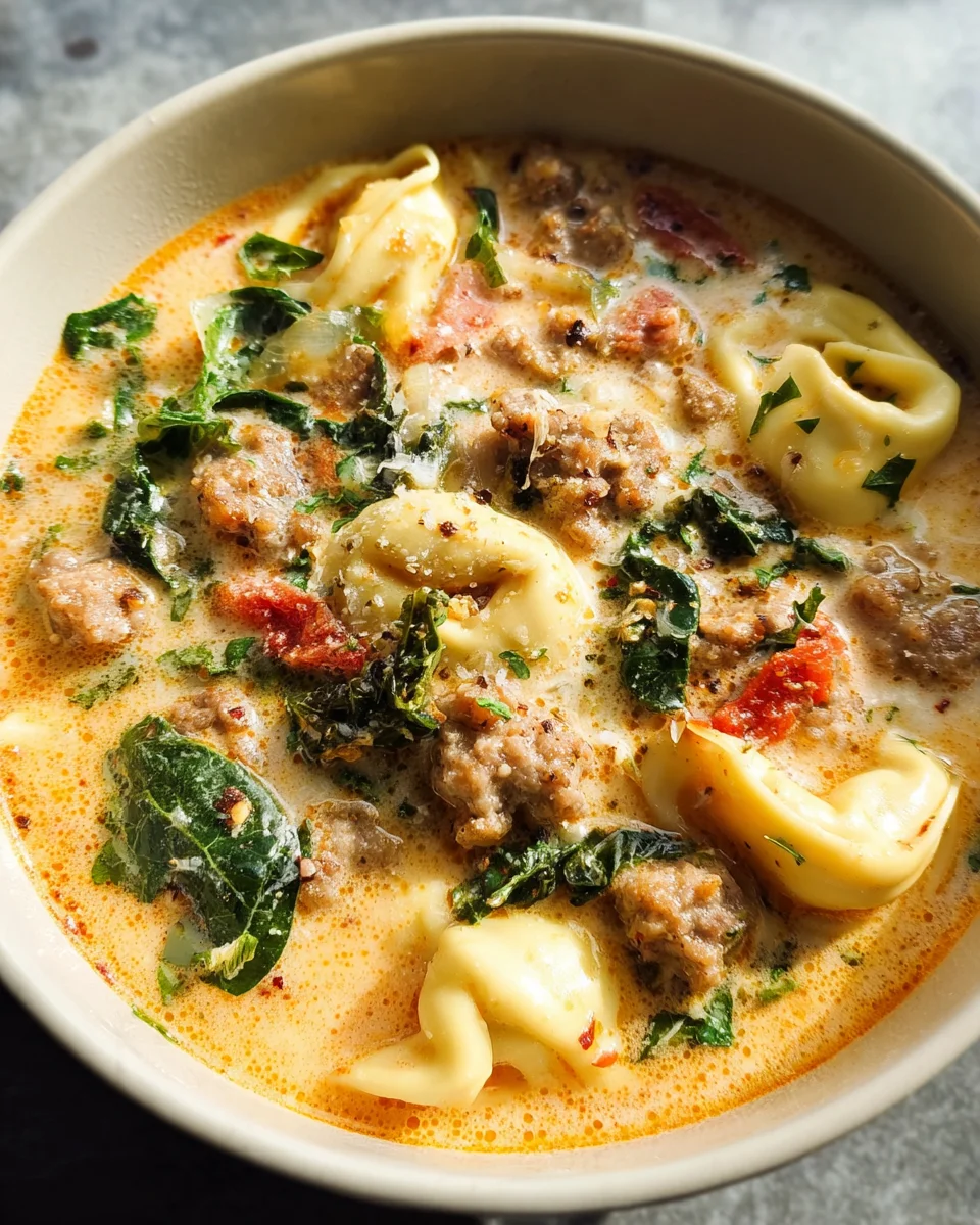 Sausage Tortellini Soup 21 Sausage