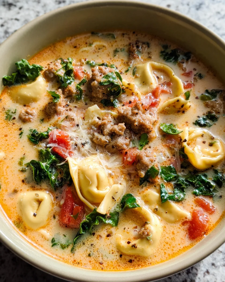 Sausage Tortellini Soup 22 Sausage