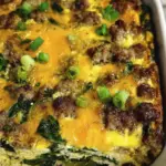 Sausage & Egg Keto Breakfast Casserole