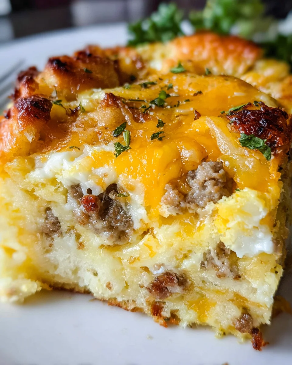Savory Breakfast Sausage and Cheese Casserole Recipe 22 Savory